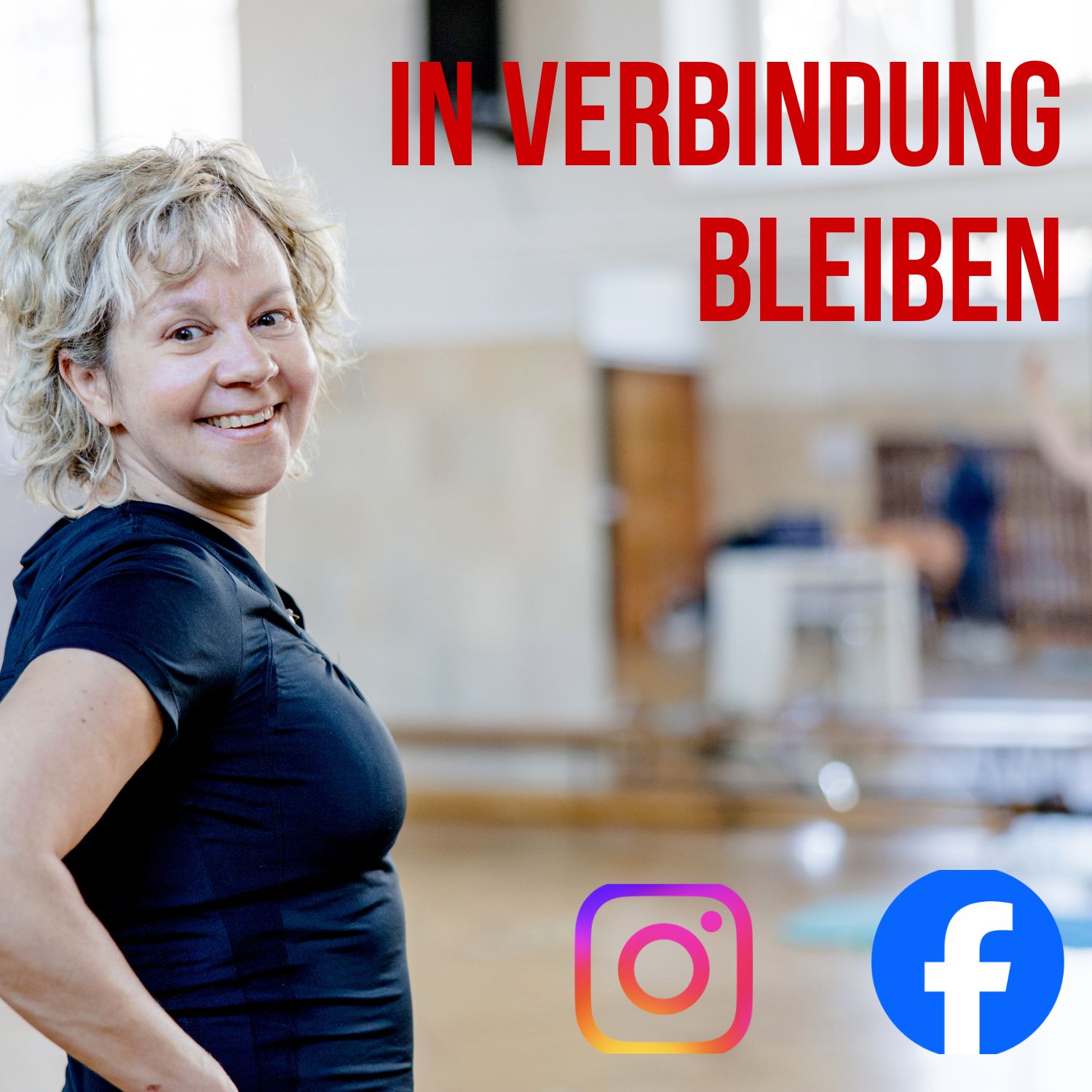 Öffnet die Seite 'In Verbindung bleiben'