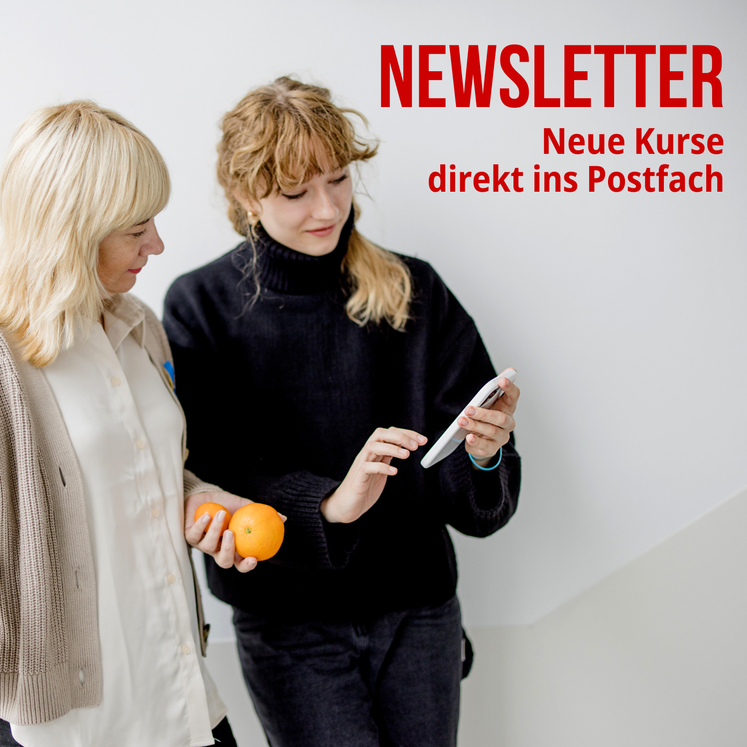 Öffnet die Seite 'Jetzt zum Newsletter anmelden'